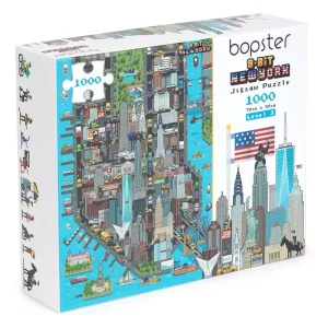Puzzle 8-Bit Pixel New York Livello 3 - 1000 Pezzi