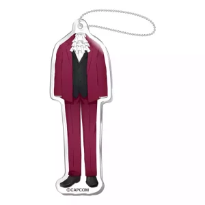Portachiavi Ace Attorney Phoenix Wright, Miles Edgeworth - 6 cm