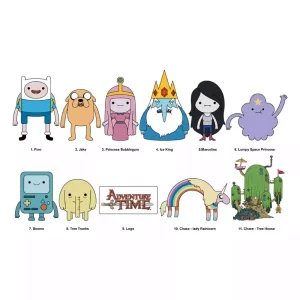 Adventure Time: Display 24 Clip per Borsa 3D PVC Serie 1