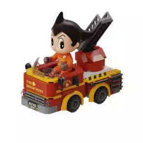 Astro Boy Set Costruttivo Camion dei Pompieri 13 cm