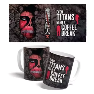 Tazza Attack on Titan - Coffee Break Time - 325 ml