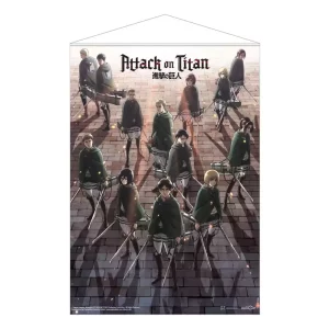 Wallscroll Attack on Titan Reparto di Ricognizione 50 x 70 cm