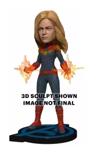 Captain Marvel Bobble-Head Head Knocker Avengers: Endgame - 20 cm