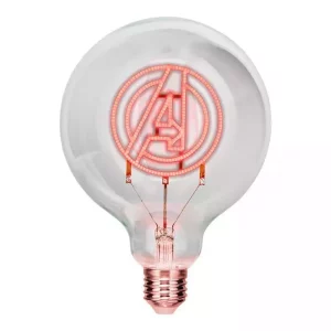 Lampadina LED Neon Logo Avengers