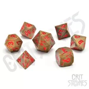Set di Dadi Metal Dice Set Rage Within (7)