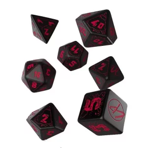 Set di Dadi Cyberpunk Edition Blood over Chrome (7)