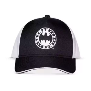 Cappello da baseball DC Comics Batman Logo Nero e Bianco