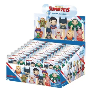 Display 24 Bag Clips DC Super Pets Serie 1