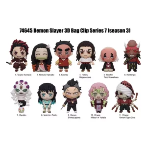Display 24 Clip per Borsa Demon Slayer in PVC 3D