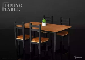 Set Tavolo da Pranzo Diorama Props Series