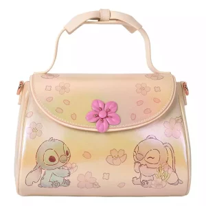 Borsa a tracolla Disney Loungefly con manico a fiocco Stitch