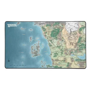 Tappetino Mouse Dungeons & Dragons Mappa di Faerun