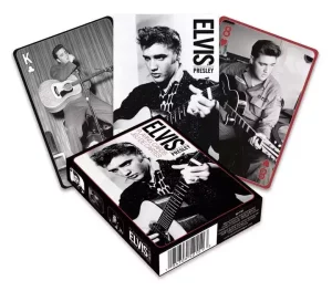 Mazzo di Carte Elvis Presley in Bianco e Nero