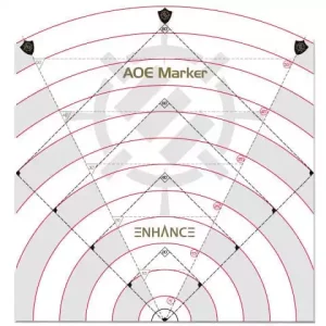 ENHANCE Template Area di Effetto Incantesimi 30ft
