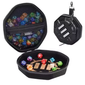 Custodia per Dadi da Collezione Enhance Edition per Giochi da Tavolo - Nera