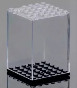 Custodia Display Acrilica Evoretro per Mini Figure Singole Impilabili