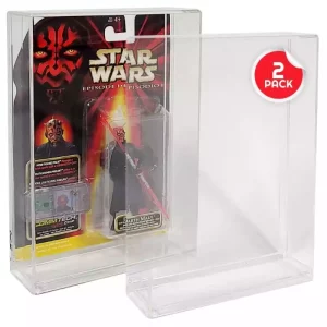Evoretro Custodie Display Acriliche 2-Pack per Action Figures