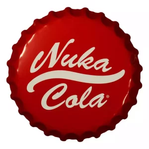 Cartello Nuka-Cola in Lattina - Bottiglia