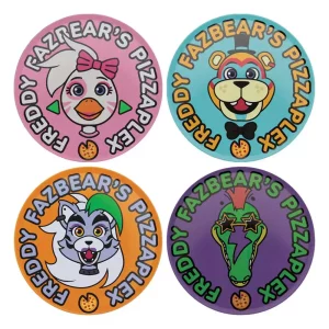 Sottobicchieri Five Nights at Freddy's - Set 4 con Stampe