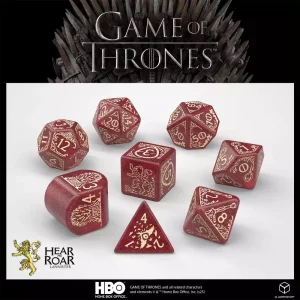 Set di Dadi Game of Thrones Lannister (8)