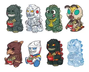 Display 12 Figure Blind Box Godzilla + Rokimoto 10 cm