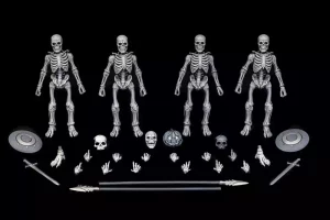 Action Figure Graveyard Skeletons - Set 4
