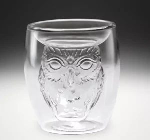 Bicchiere in Vetro 3D Hedwig - Harry Potter