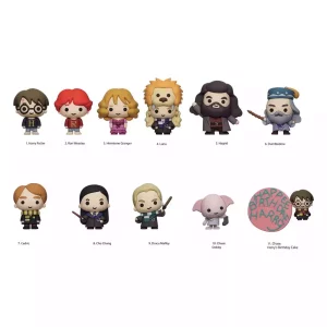 Harry Potter: Display 24 Clip per Borse 3D in PVC (Serie 12)