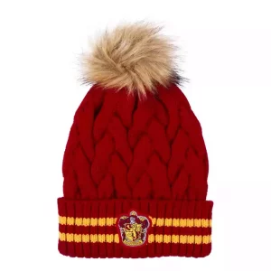 Berretto Pompon Grifondoro Rosso Scuro Harry Potter