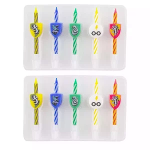 Candele di Compleanno Harry Potter - Confezione da 10 Loghi