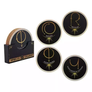 Sottobicchieri Harry Potter Set da 4 Incantesimi e Talismani