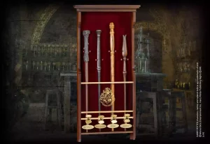 Pannello Espositivo per 4 Bacchette Magiche di Harry Potter