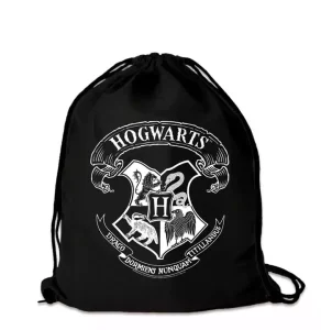 Borsa da Ginnastica Harry Potter Hogwarts (Bianca)