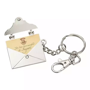 Portachiavi Metallo Harry Potter Lettera di Accettazione Hogwarts