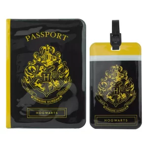 Custodia Passaporto e Portatarghetta Bagagli Harry Potter Hogwarts