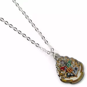 Ciondolo e Collana Harry Potter Hogwarts (Argentatura)