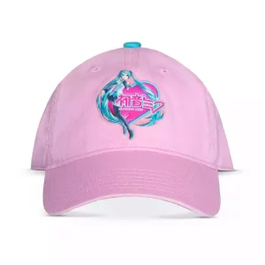 Cappellino Curvo Hatsune Miku Rosa