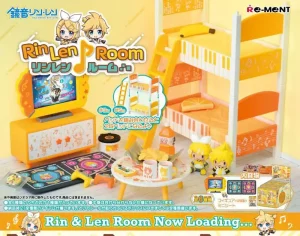 Hatsune Miku: Mini Figure Rin Len - Set da 6 per Scena