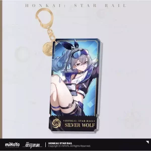 Portachiavi Acrilico Silver Wolf - Honkai: Star Rail - 9 cm
