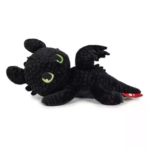 Peluche Toothless da Come Addestrare un Drago, Versione Sdraiata, 30 cm