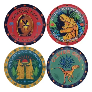 Jurassic Park: Set 4 Coaster Ufficiali