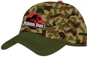 Cappello da baseball con visiera curva Camo Jurassic Park