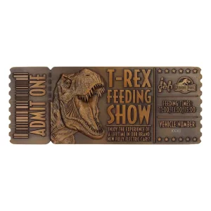 Biglietto Replica 1/1 Spettacolo Alimentazione T-Rex Jurassic Park