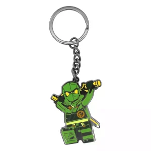 Portachiavi LEGO Ninjago Legacy Lloyd in Metallo