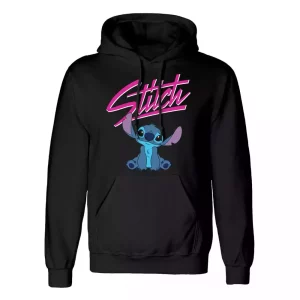 Felpa con cappuccio Lilo & Stitch Script Taglia M