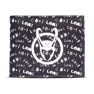 Portafoglio Bifold Logo Loki