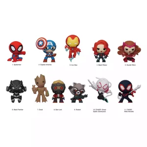 Marvel: Portachiavi 3D in PVC - Collezione Core Comic Series - Display da 12 (24 pz)