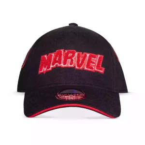Cappello da baseball Marvel Logo Rosso e Bianco