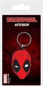 Portachiavi Gomma Deadpool Faccina 6 cm Marvel Comics
