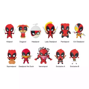 Display 24 Clip per Borsa Marvel Deadpool Serie 3